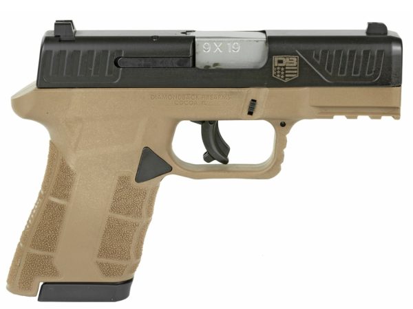 DIAMONDBACK FIREARMS AM2 9MM FDE SUB CMPT 15+1 3.5"