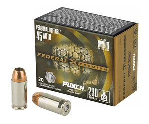 FED PUNCH 45ACP 230GR JHP 20/200