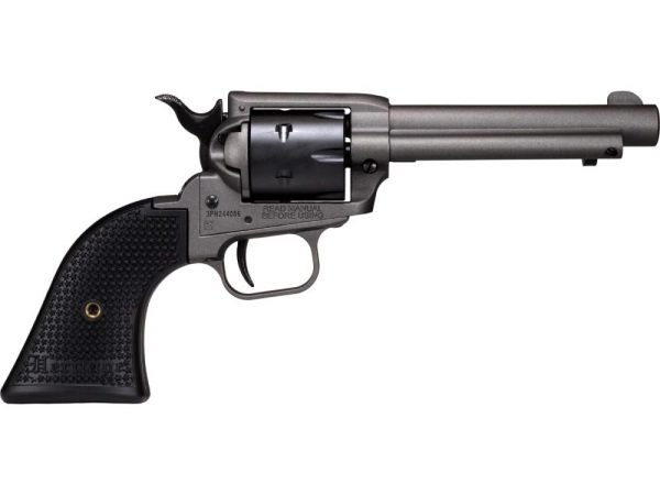 Heritage Rough Rider Handgun .22 LR 6/rd Capacity 4.75" Barrel Polymer Black Tungsten Cerakote