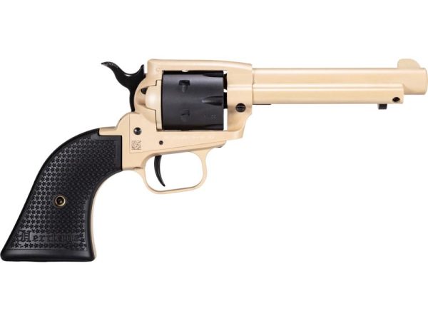 Heritage Rough Rider Handgun .22 LR 6/rd Capacity 4.75" Barrel Polymer Black Sabre Sand Cerakote