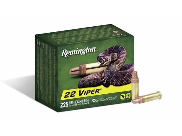 Remington Viper Rimfire Ammunition .22 LR 36gr TCSB 1410 fps 225/ct