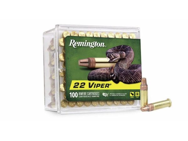 Remington .22 Viper Rimfire Ammunition .22 LR 36 gr TCSB 1410 fps 100/ct
