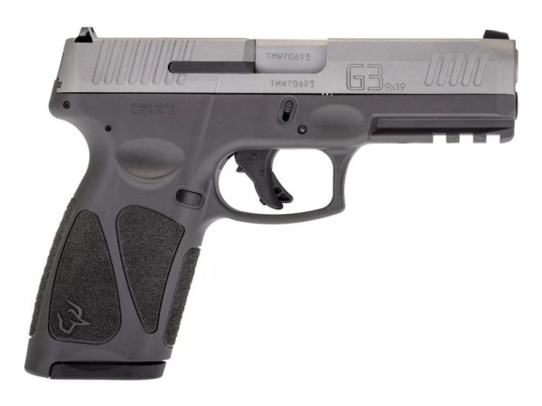Taurus G3 Full Size Handgun 9mm Luger 17/rd Magazines (2) 4" Barrel Tenifer Matte Stainless/Gray with Steel Sights