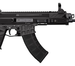 CZ-USA 91460 Bren 2 MS  7.62x39mm Caliber with 9.50" Barrel, 30+1 Capacity, Overall Black Finish, Carbon Fiber Receiver, Ambi Mag Release, Stippled Black Polymer Grip Right Hand