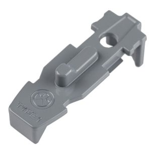 Magpul MAG803-GRY Tactile Lock-Plate Type 1 made of Polymer with Stealth Gray Finish & 1/8" Single Ridge for PMAG 10/20/30 AR/M4 GEN M3 & PMAG AR 300 B GEN M3 Floor Plates 5 Per Pack