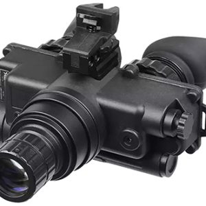 AGM Global Vision 12W7P122154211 Wolf-7 PRO NW1 Night Vision Goggles Black 1x 27mm, Generation 2+ Level 1, 45-54 lp/mm Resolution, White Filter