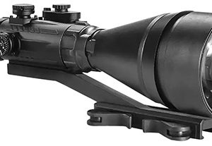 AGM Global Vision 15WP6623474111 Wolverine Pro-6 3APW Night Vision Rifle Scope Matte Black 6x100mm Gen 3 Auto-Gated White Phosphor Illuminated Red Chevron w/Ballistic Drop Reticle