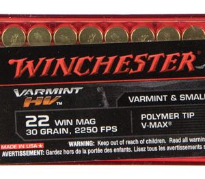 Winchester Ammo S22M2PT Varmint HV 22 WMR 30 gr Hornady V Max 50 Per Box/ 20 Case