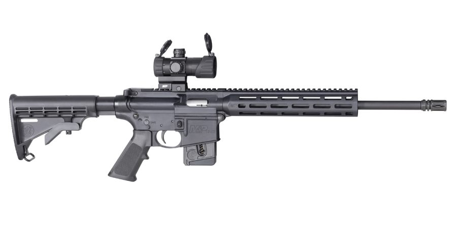 S&W M&P 15-22 Sport Rifle .22LR 10rd Magazine 16.5" Barrel with MP-100 M&P® Red/Green Dot Optic