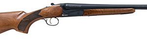 Citadel CITSBS1218 Coach  Compact Frame 12 Gauge Break Open 3" 2rd 18.50" Blued Barrel & Receiver, Walnut Fixed Stock, Ambidextrous