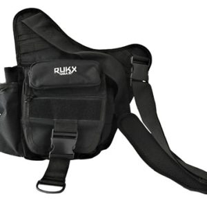 Rukx Gear ATICTSBB Sling Bag  Black 600D Polyester Single Strap