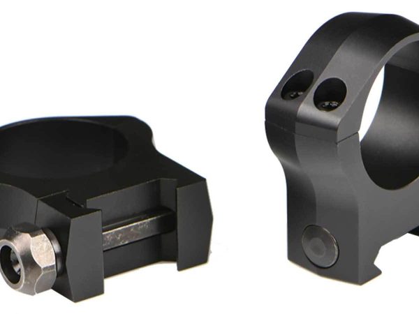 Warne 2-Piece Picatinny Style Mountain Tech Scope Rings 1" Low - Matte