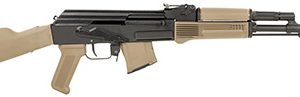 Arsenal SAM7R-62FDEM SAM7R  7.62x39mm 10+1 16.25" Black Chrome Lined Steel Barrel, Black Steel Receiver, Fixed Flat Dark Earth Synthetic Stock & Polymer Grip