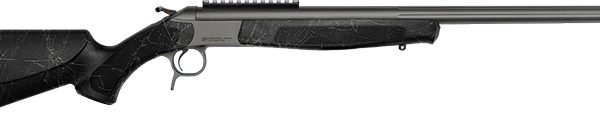 CVA SCOUT TD 350 LEGEND 20" - W/RAIL TUNGSTEN/BLK WEB