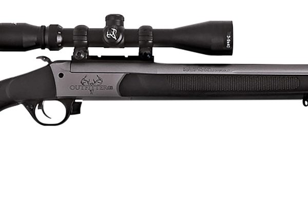 Traditions CR5-361130T Outfitter G3 w/Scope 360 Buckhammer 22" Tungsten Cerakote Chrome Lined Steel/ Target Crown Barrel, Tungsten Cerakote Drilled & Tapped Receiver, Black Synthetic Stock