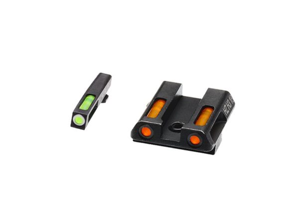 HIVIZ LiteWave H3 sight Orange/Green LitePipe/White front ring fits Glock models 42 and 43 43X and 48
