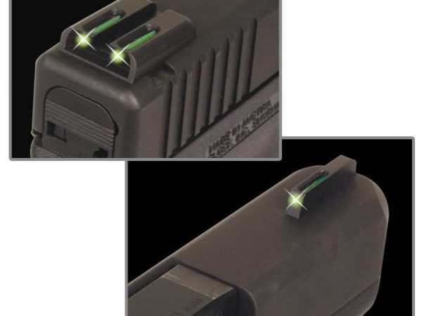 Truglo TFO Tritium/Fiber-Optic Day/Night Sights Fit Sig #8 Front/#8 Rear - Front Green/Rear Green