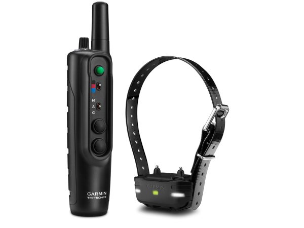 Garmin 0100120200 Pro 550 Bundle Handheld Black w/BarkLimiter, Remote Operation Beacon Lights, Tri-Tronics Rechargeable Li-ion; Collar .75" Up to 3 Dogs 1 Mile Range