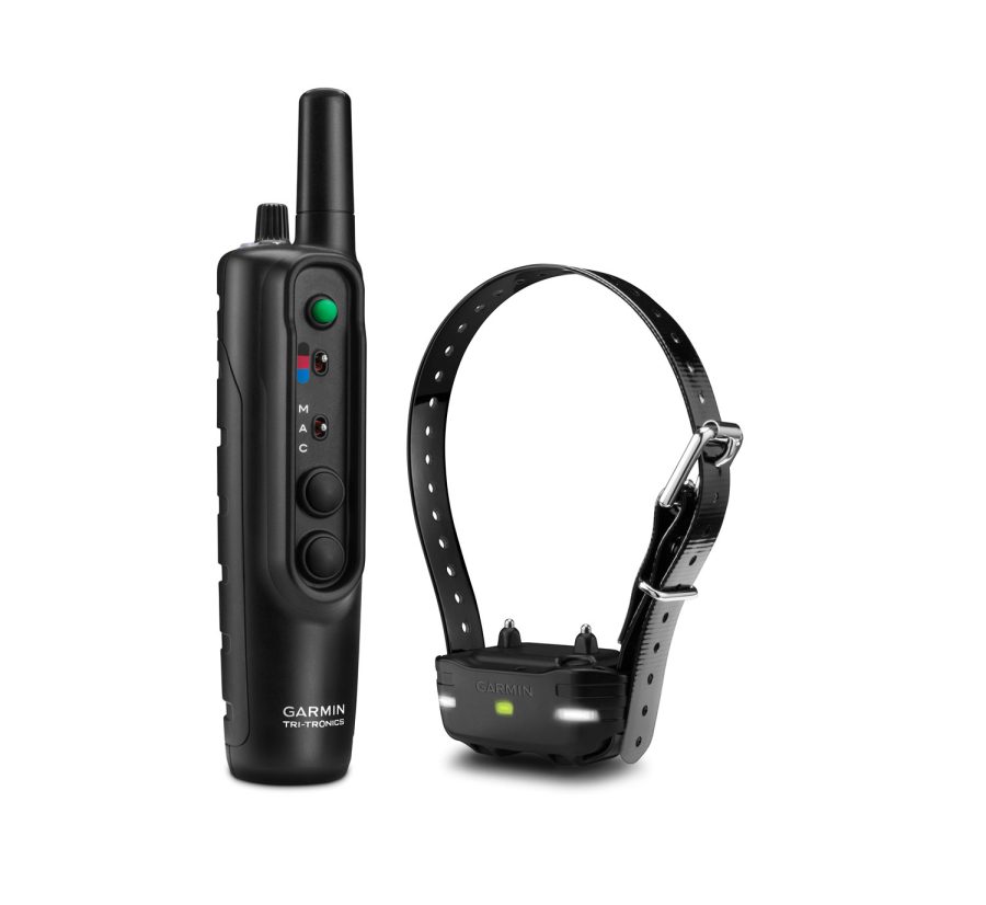 Garmin 0100120200 Pro 550 Bundle Handheld Black w/BarkLimiter, Remote Operation Beacon Lights, Tri-Tronics Rechargeable Li-ion; Collar .75" Up to 3 Dogs 1 Mile Range