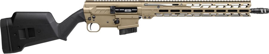 CMMG 35AD80CCT Dissent BR4 *CA Compliant 350 Legend 10+1 16.10" Coyote Tan Cerakote Aluminum Receiver, Magpul SGA Stock, Zeroed Drop-In Single Stage Trigger