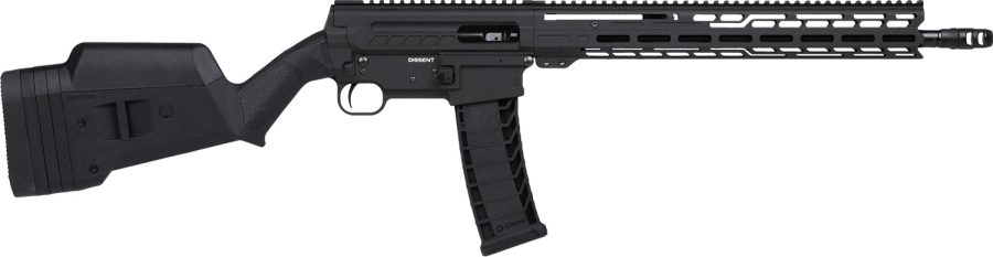 CMMG 94AC80FAB Dissent BR4 *CA Compliant 9mm Luger 10+1 16.10" Black Armor Cerakote Aluminum Receiver, Magpul SGA Stock, Zeroed Drop-In Single Stage Trigger