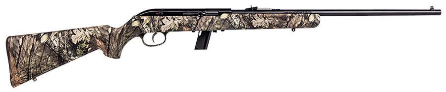 Savage Arms 40002 64 F 22 LR 10+1 21", Blued Barrel/Rec (Drilled & Tapped), Next G-1 Camo Synthetic Stock, Open Sights
