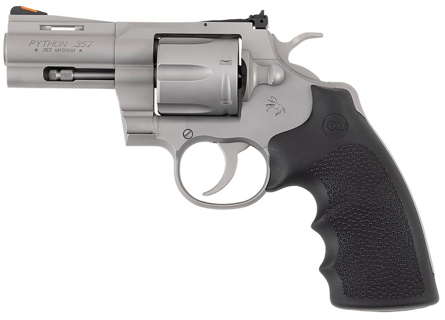 Colt Mfg PYTHONSM3RTS Python  357 Mag 6 Shot, 3" Recessed Target/Vent Rib