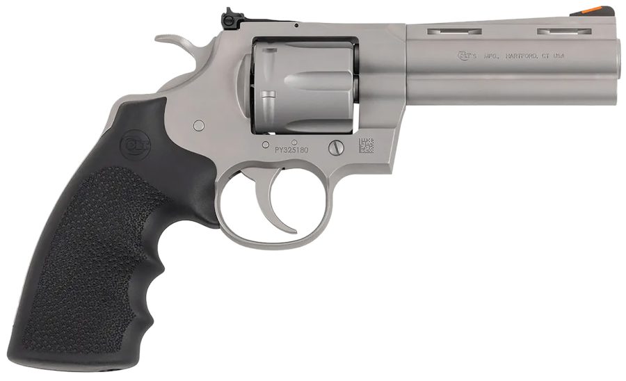 Colt Mfg PYTHONSM4RTS Python  357 Mag 6 Shot, 4.25" Recessed Target/Vent Rib