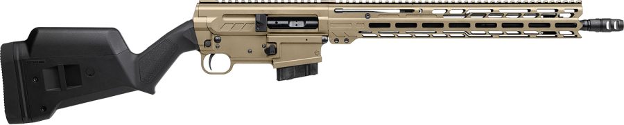 CMMG 60AB40CCT Dissent BR4 *CA Compliant 6mm 10+1 16.10" Coyote Tan Cerakote Aluminum Receiver, Magpul SGA Stock, Zeroed Drop-In Single Stage Trigger