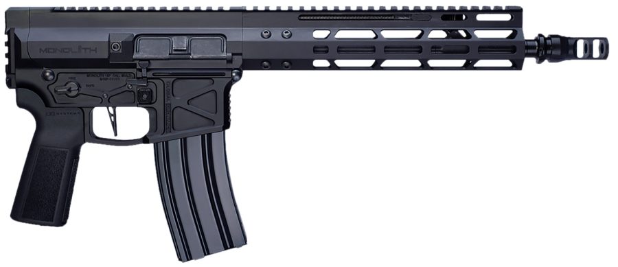 Global Ordnance LLC 197892003230 Monolithic  5.56 NATO 12.50" Black Barrel, KeyMod Handguard, Picatinny Rail Receiver, Black Polymer Grip
