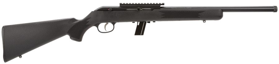 Savage Arms 45110 64 FV-SR 22 LR Caliber with 10+1 Capacity, 16.50" Threaded/Heavy Barrel, Matte Blued Metal Finish, Matte Black Synthetic Stock & Picatinny Rail Right Hand (Full Size)