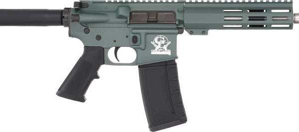 GLFA AR15 PISTOL 223 WYLDE - 7.5" SS. BBL. CHARCOAL GREEN