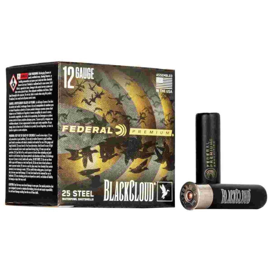 Federal Black Cloud FS Steel Shotshells 12ga. 3-1/2" 1-1/2oz #2 25/ct