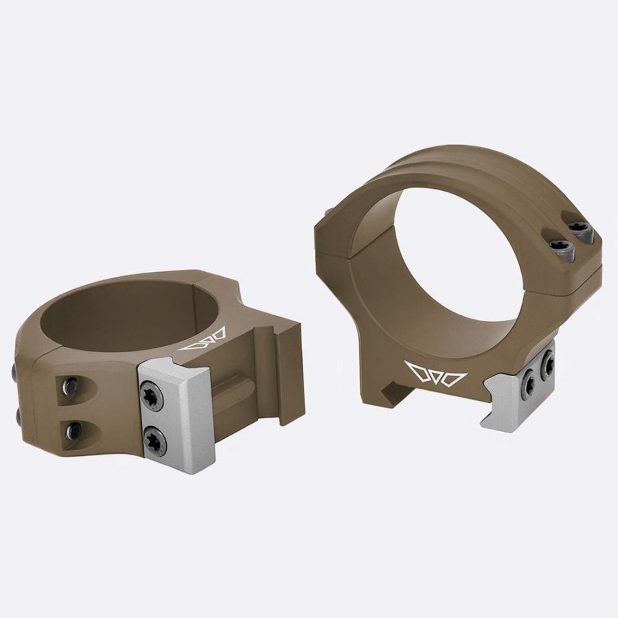 Warne HyperLite 34mm Low Dark Earth Scope Rings