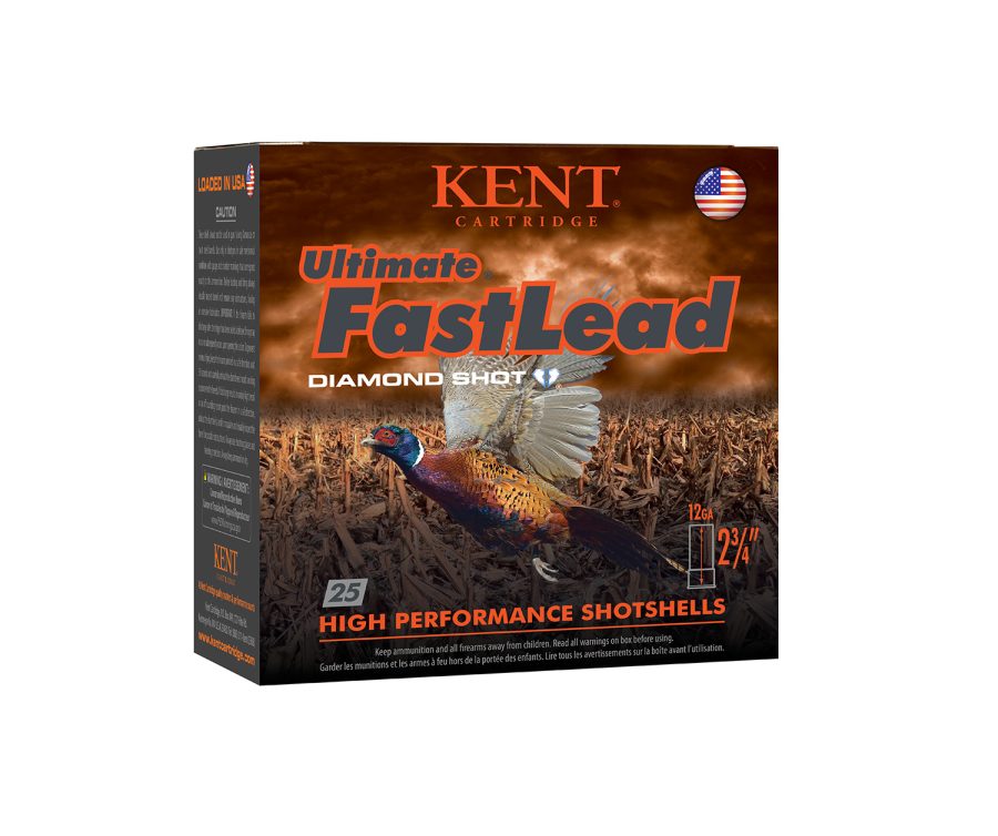 Kent Cartridge K122UFL364 Ultimate Fast Lead 12Gauge 2.75" 1 1/4oz 4Shot 25 Per Box/10 Case