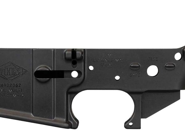 Yankee Hill 125 Stripped Lower Receiver 5.56x45mm NATO 7075-T6 Aluminum Black Anodized for AR-15