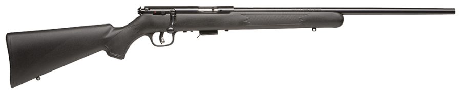 Savage Arms 96709 93R17 F 17 HMR Caliber with 5+1 Capacity, 21" Barrel, Matte Blued Metal Finish, Matte Black Synthetic Stock & AccuTrigger Right Hand (Full Size)