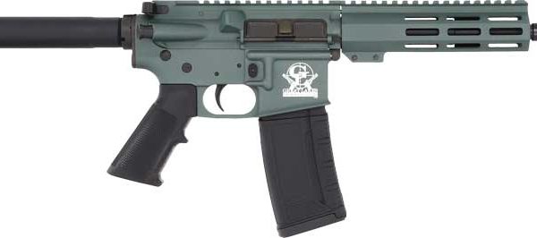GLFA AR15 PISTOL 223 WYLDE - 7.5" NITRIDE BBL CHARCOAL GRN