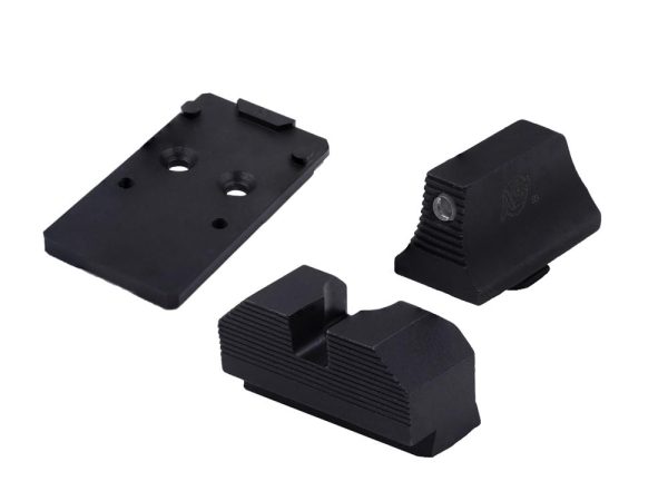 XS Sights Glock MOS Optic Mount Bundle for Glock RMR Tritium Black