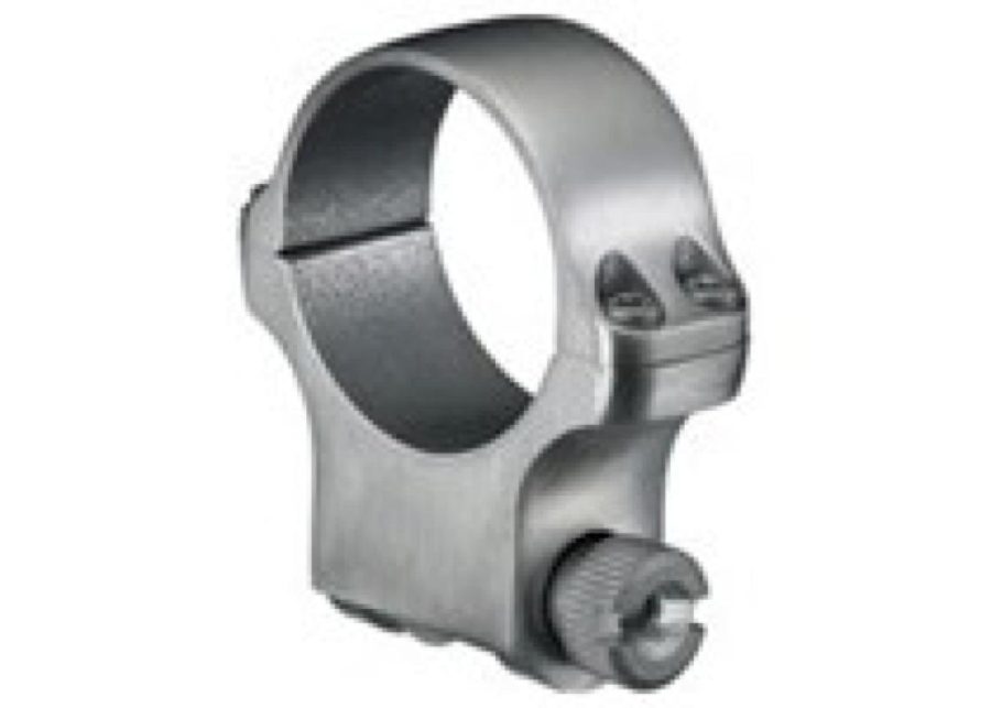 Ruger M77 2-Piece Steel Scope Rings 5B/6B 1" High - Stainless Finish