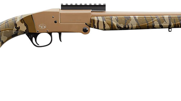 Charles Daly 930316 101 Turkey 12 Gauge Break Open 3" 1rd 20" Flat Dark Earth Cerakote Steel Barrel & Receiver, Fixed Mossy Oak Bottomland Synthetic Stock