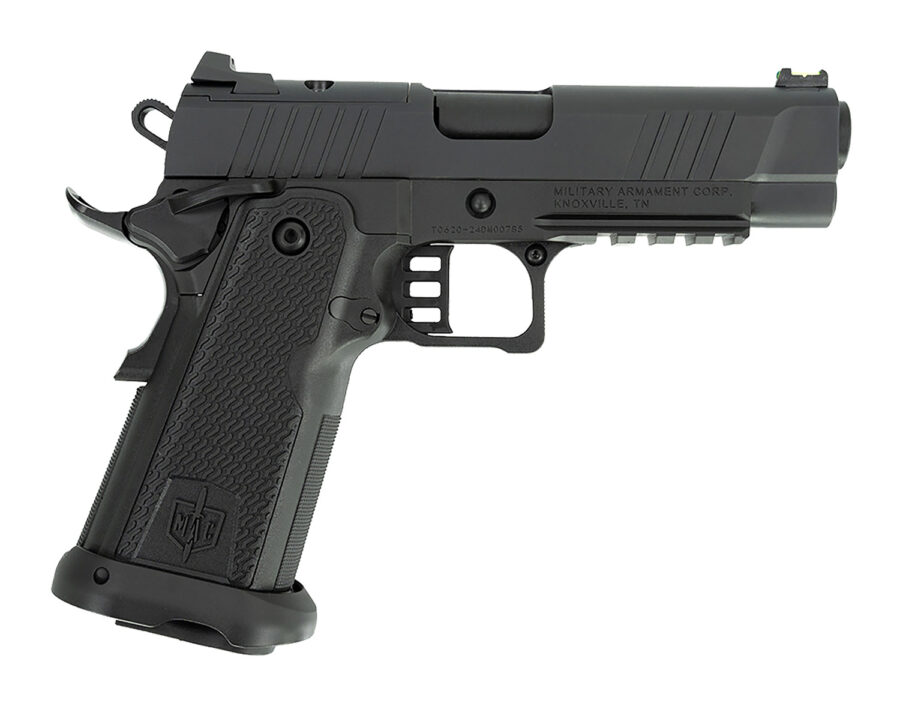 MAC 12500014 9 DS-D 9mm Luger 17+1 4.25" Black QPQ Threaded Bull Barrel, QPQ Tenifer Cerakote Optic Cut/Serrated Steel Slide, QPQ Tenifer Cerakote Steel Frame w/Accessory Rail & Beavertail