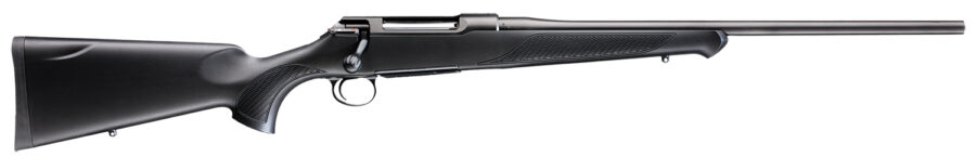 Sauer S1S243 100 Classic XT Full Size 243 Win 5+1 22" Matte Blued Steel Barrel & Drilled & Tapped Steel Receiver, Black Max Synthetic Stock