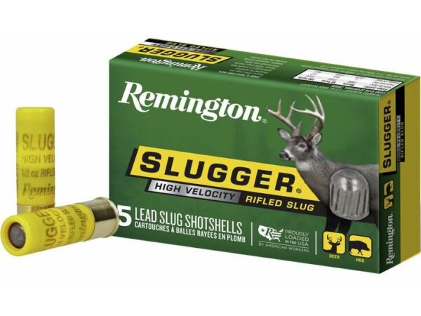 Remington Slugger High-Velocity Rifled Slug 20 ga 2 3/4 in 1/2 oz Slug 1800 fps 5/ct