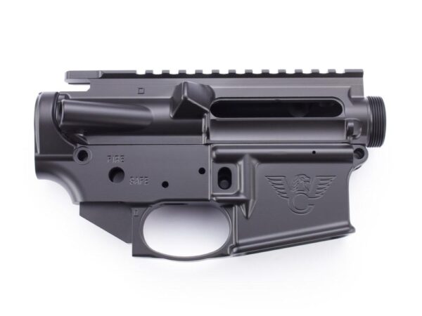 Wilson Combat AR-15 Receiver Set Lower/Upper Matched Set Forged Closed Triggerguard Black