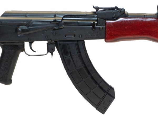 Century Arms Romanian Mini Draco Stamped AK-47 Pistol - Black | 7.62x39 |  7.75" Barrel | Red Wood Handguard