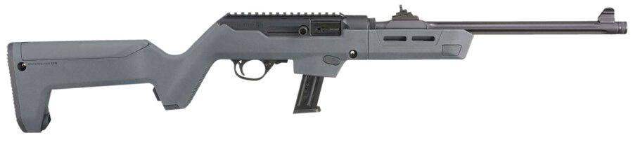 Ruger 19134 PC Carbine *State Compliant 9mm Luger 10+1 16.10" Threaded Barrel, Matte Black Oxide Metal Finish, Stealth Gray Stock, Optics Ready