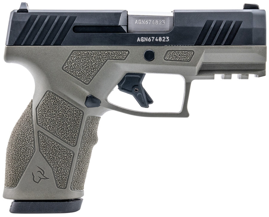 Taurus 1-GX2931O GX2  9mm 13+1 3.37" Matte Stainless Steel Barrel, Matte Black Serrated Stainless Steel Slide, OD Green Polymer Frame w/Picatinny Rail, Polymer Grip