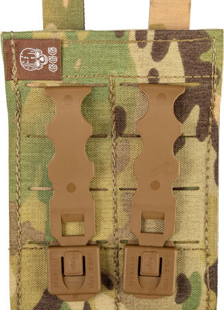 GREY GHOST DOUBLE PISTOL MAGNA - MAG POUCH LAMINATE MULTICAM