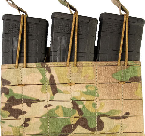 GREY GHOST TRIPLE MAG PANEL - 5.56 MAG POUCH LAM MULTICAM